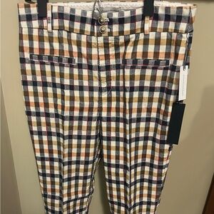 Never worn (with tags) Anthro houndstooth corduroy pants
